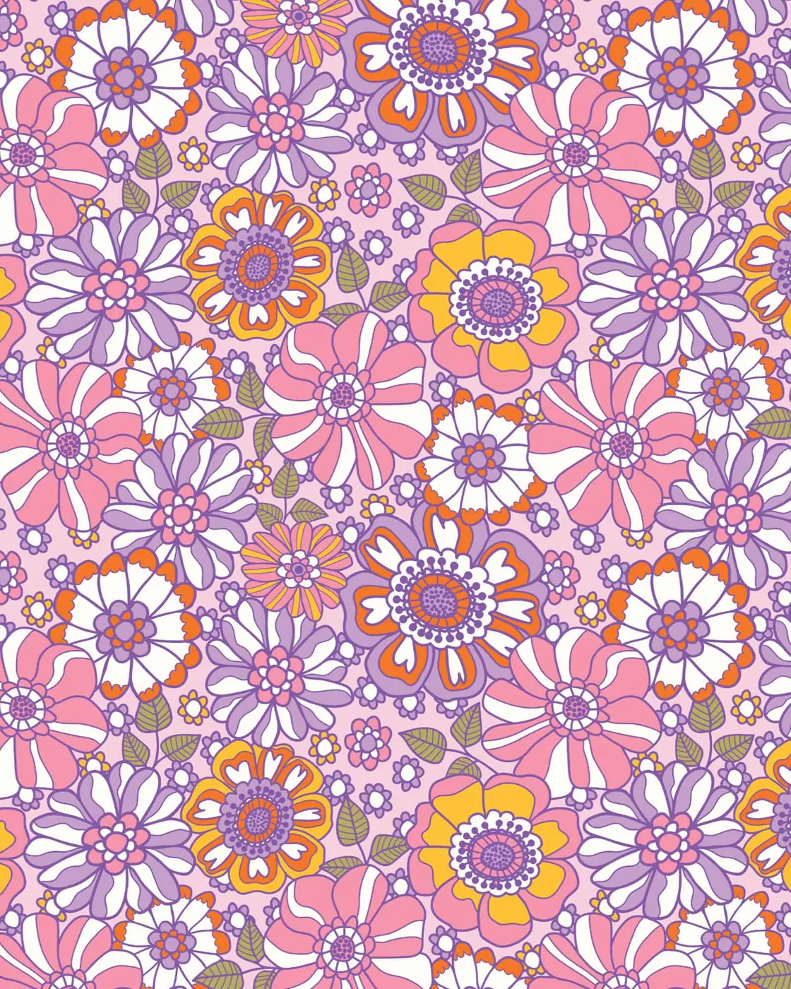Pink Garden swimwear print on Carvico Brisbane Recycled fabric