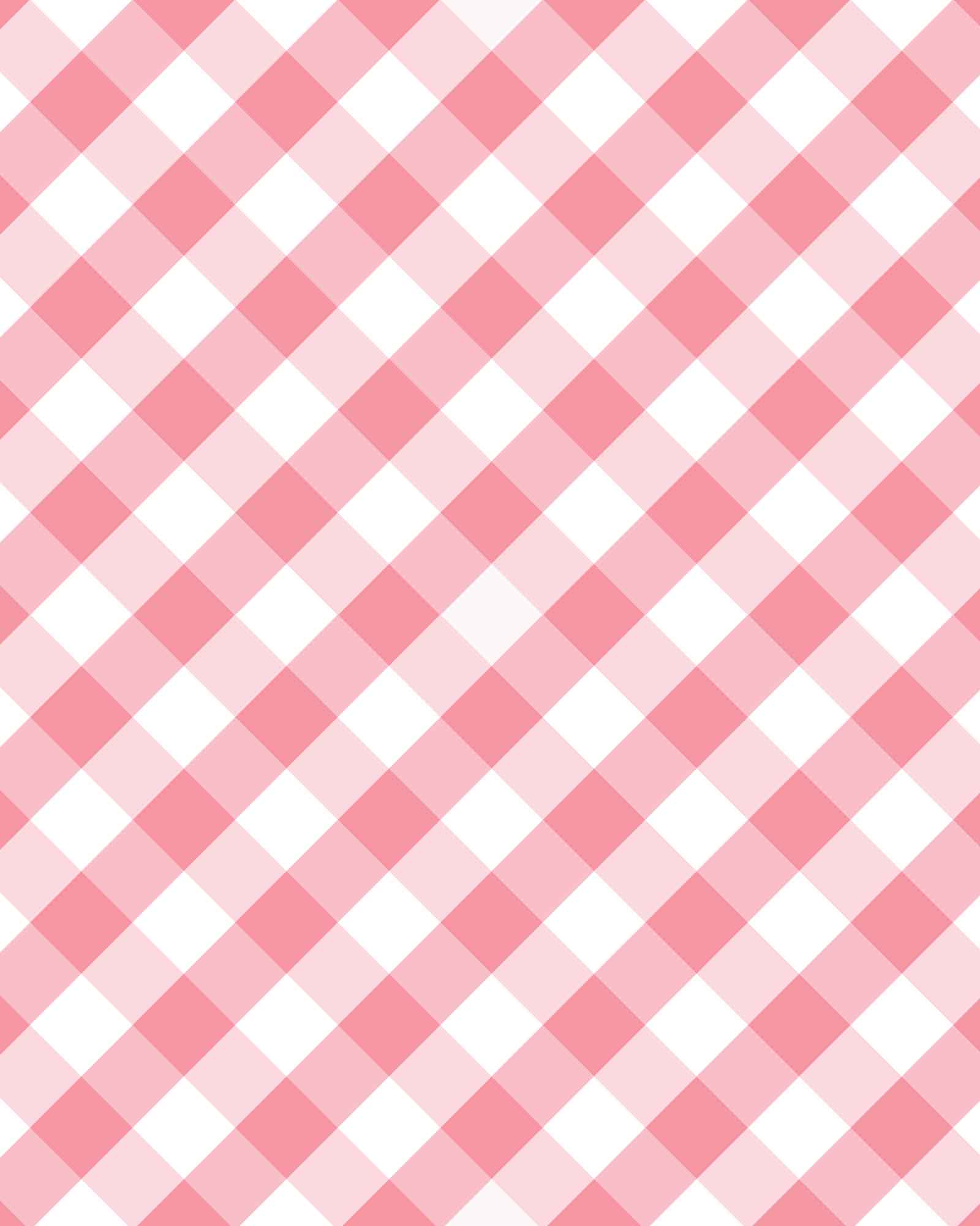 Gingham Pink swimwear print on Carvico Brisbane Recycled fabric
