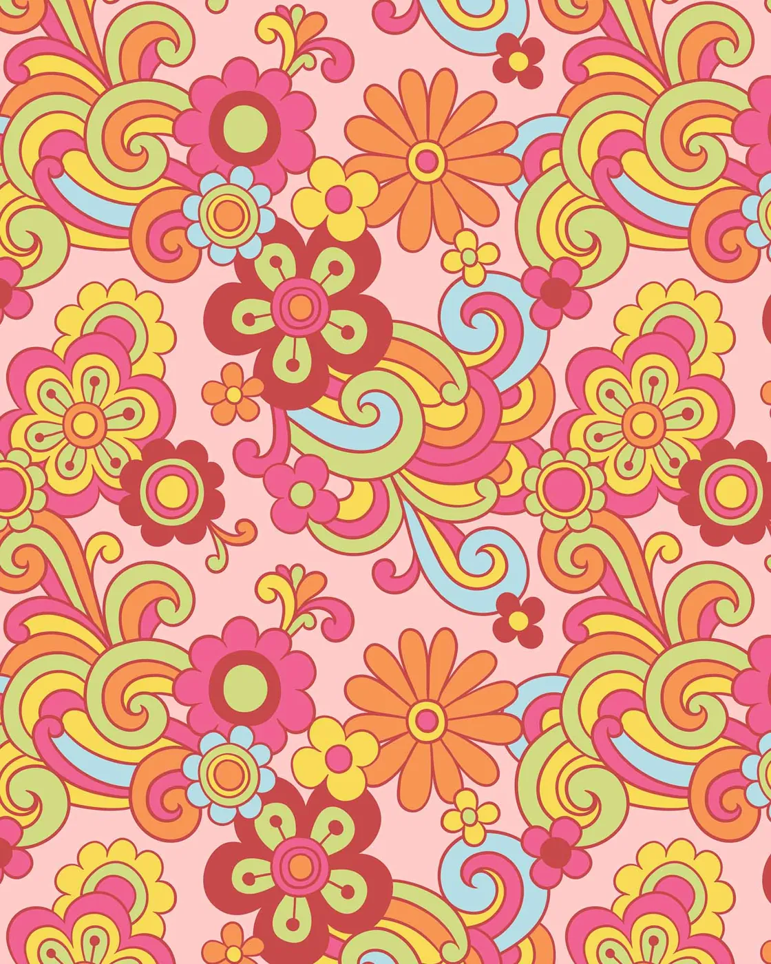 Lovely Retro swimwear print on Carvico Brisbane Recycled fabric