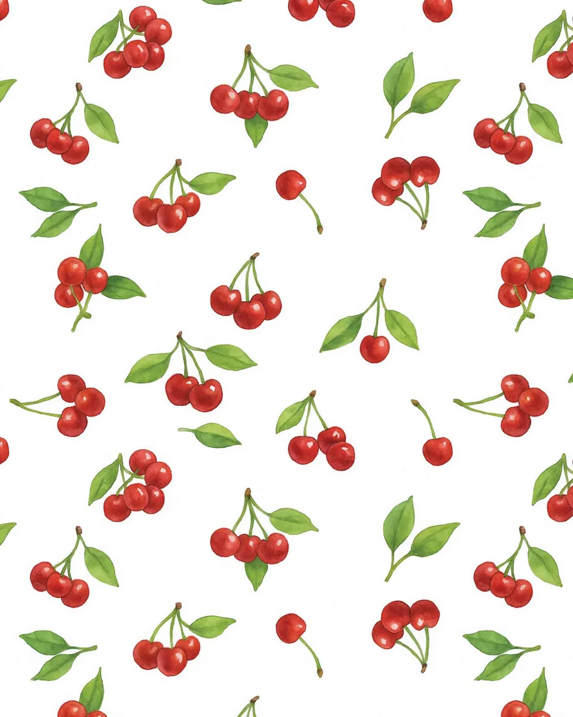 Cherry Print swimwear print on Carvico Brisbane Recycled fabric