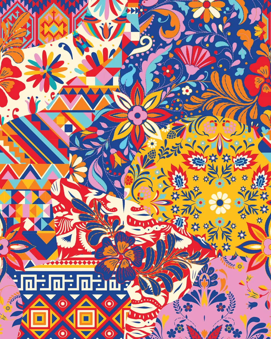 Viva Colores swimwear print on Carvico Brisbane Recycled fabric