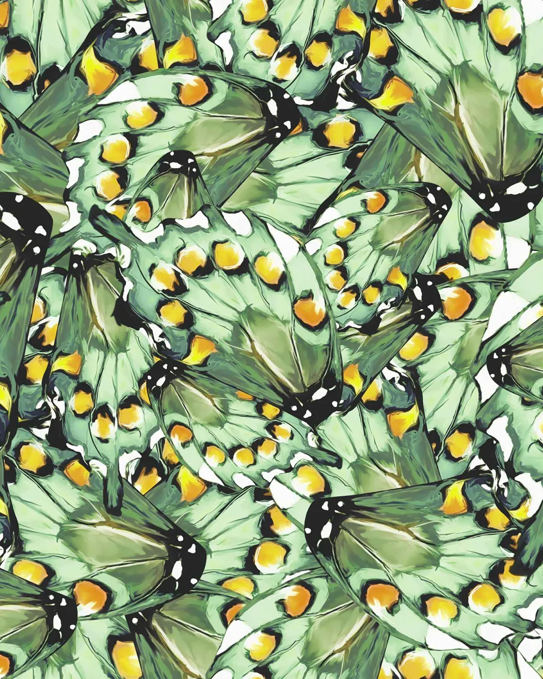 Mariposa swimwear print on Carvico Brisbane Recycled fabric