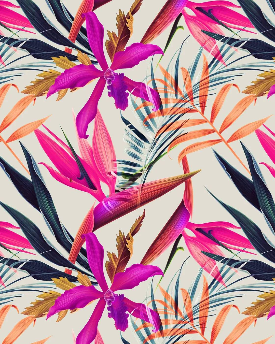 Tropicana swimwear print on Carvico Brisbane Recycled fabric