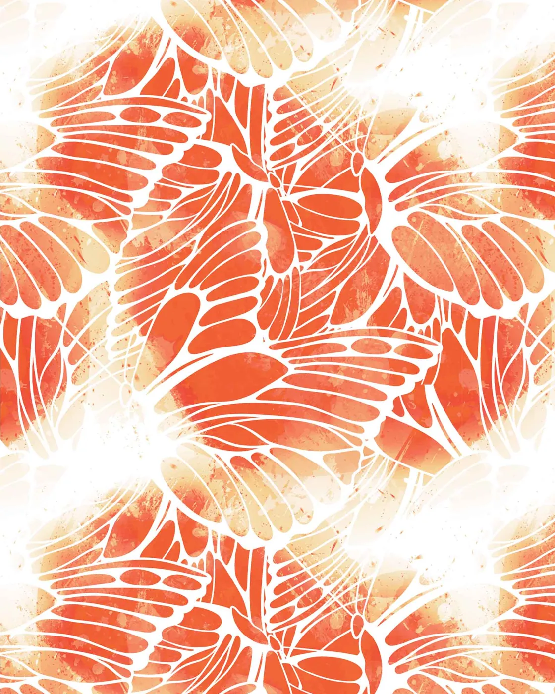 Peachy Papilion swimwear print on Carvico Brisbane Recycled fabric