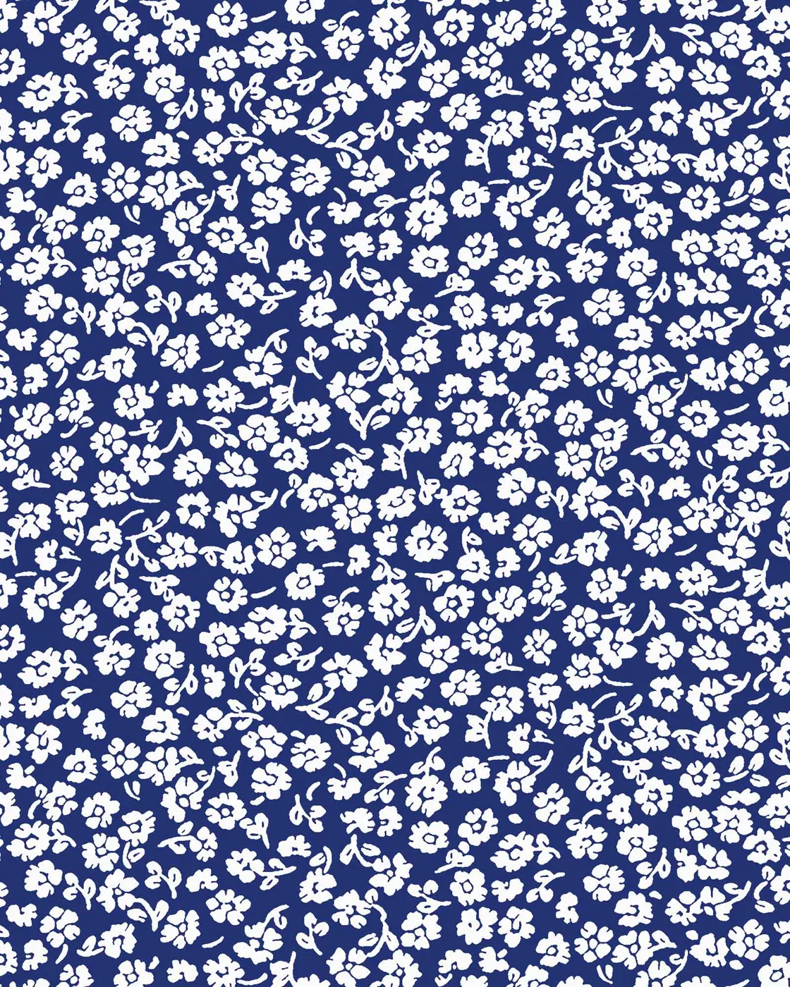 Itsy Bitsy Navy swimwear print on Carvico Brisbane Recycled fabric