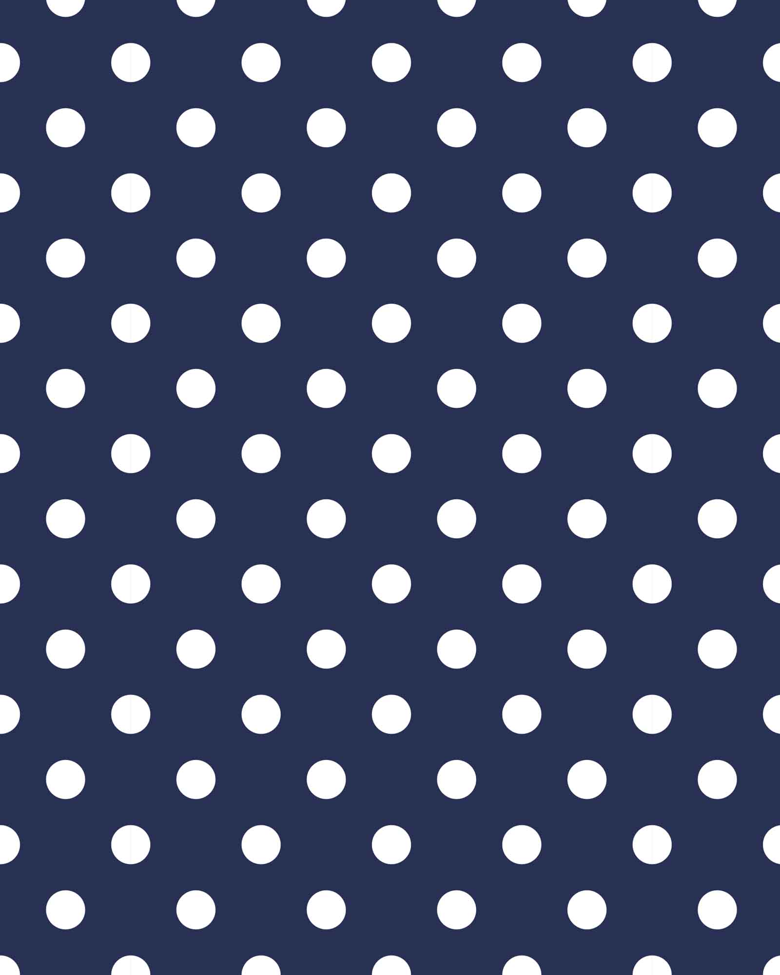 Polka Dots Navy swimwear print on Carvico Brisbane Recycled fabric