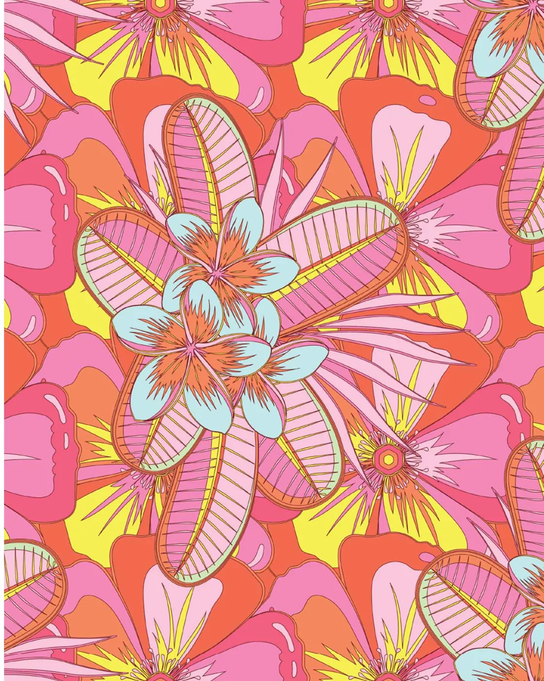 Psychedelic Dream swimwear print on Carvico Brisbane Recycled fabric