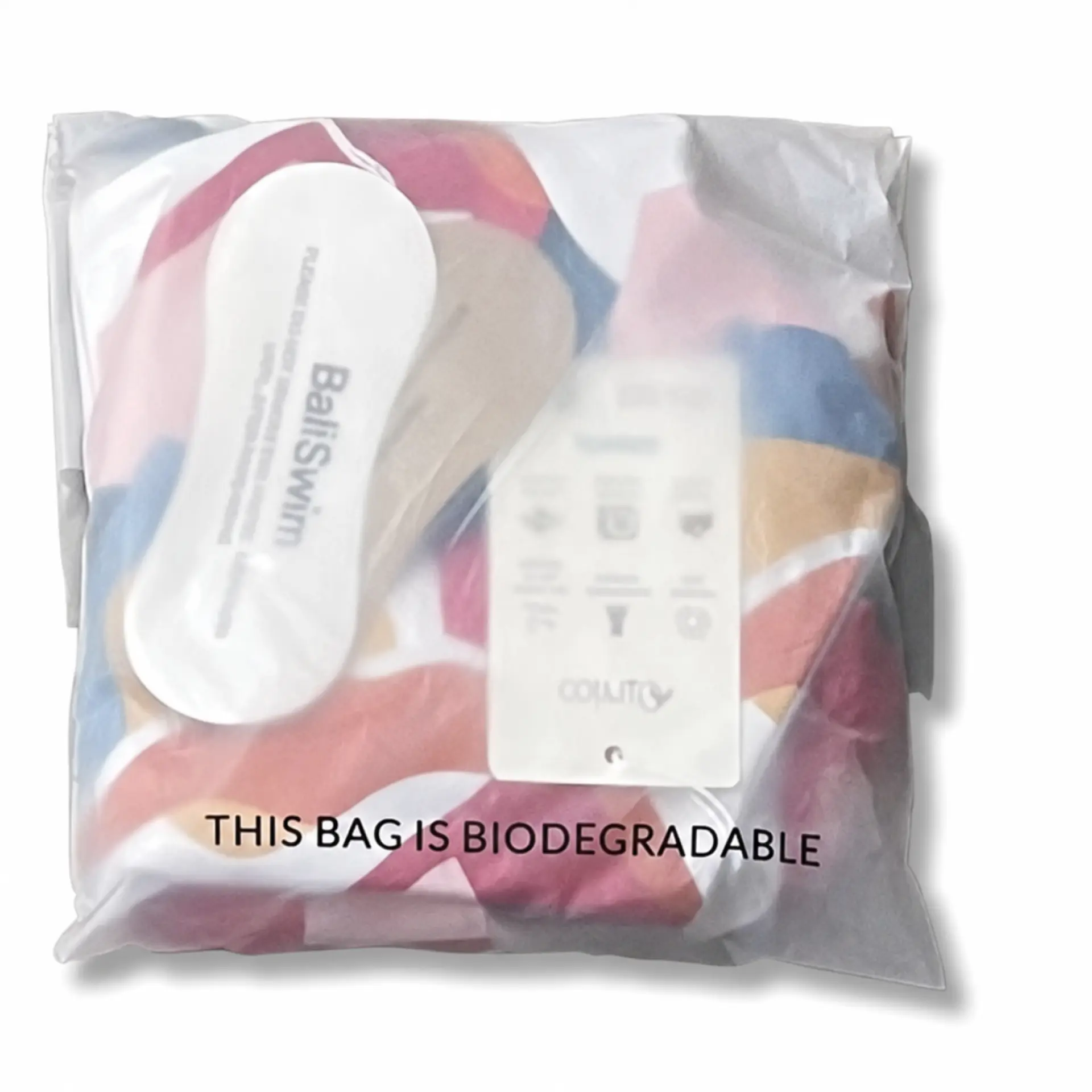 Biodegradable swimwear packaging bags