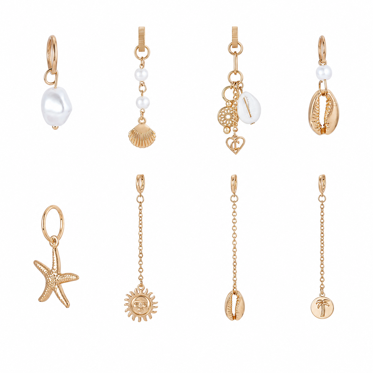 Range of swimwear charm options