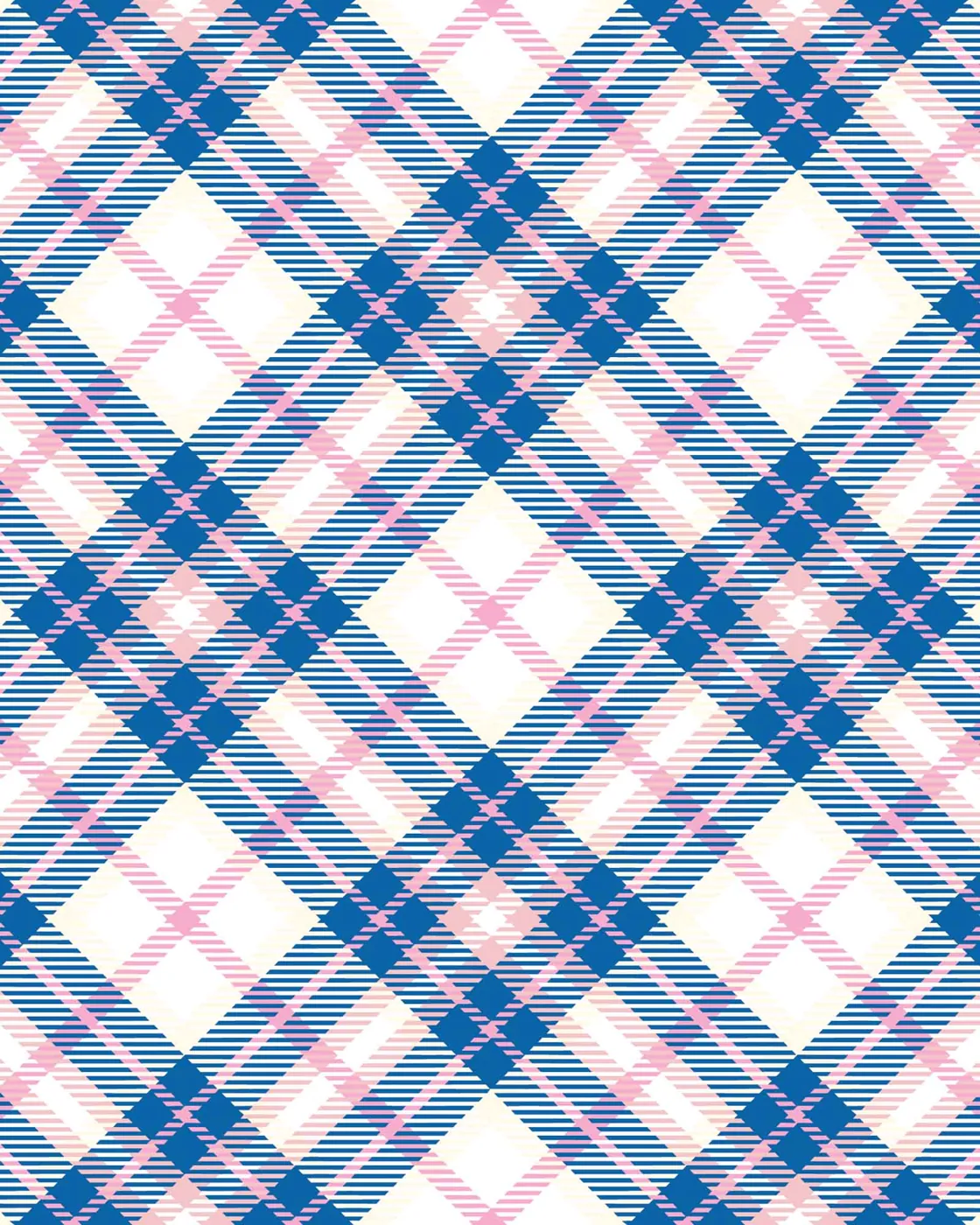 Bleu Plaid swimwear print on Carvico Brisbane Recycled fabric