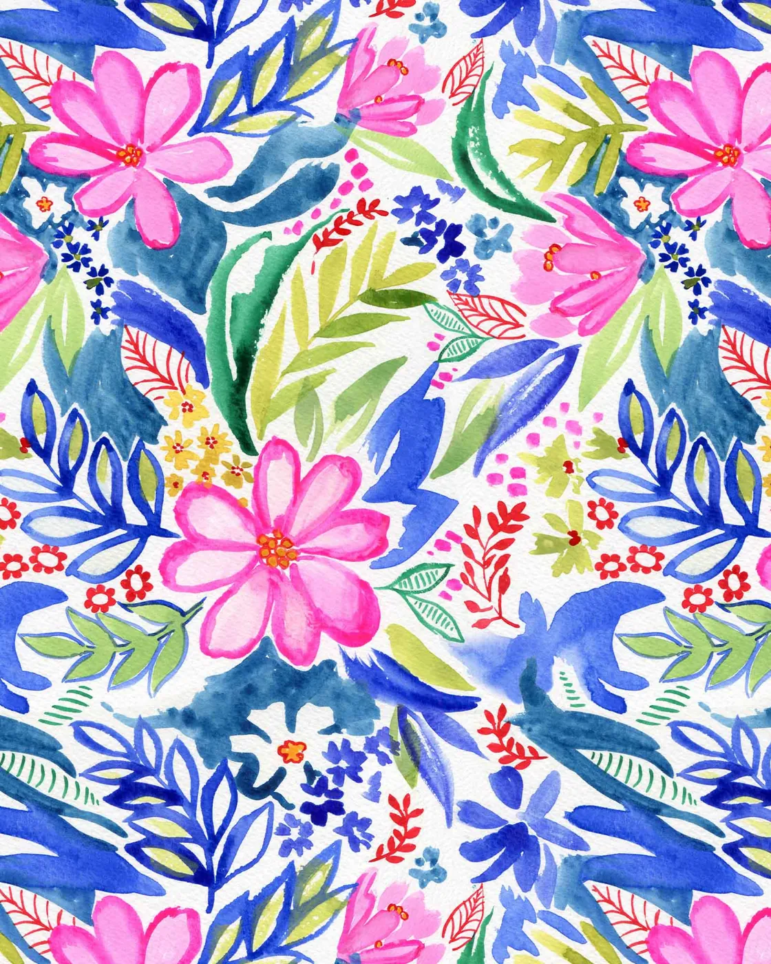 Gardenia swimwear print on Carvico Brisbane Recycled fabric
