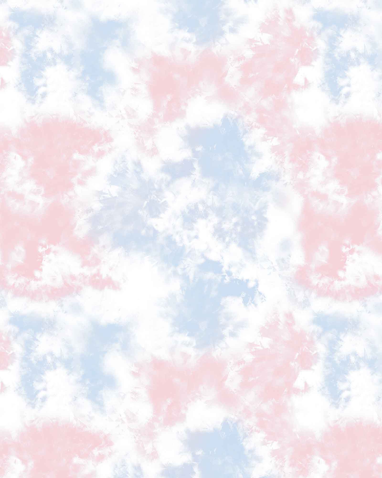 Tie Dye Blue Pink swimwear print on Carvico Brisbane Recycled fabric