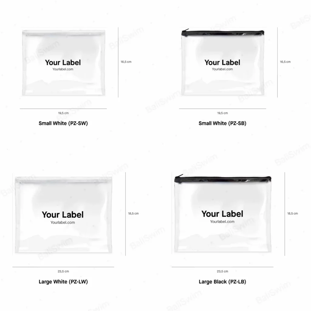 Gift Bag Plastic Zipper by Bali Swim